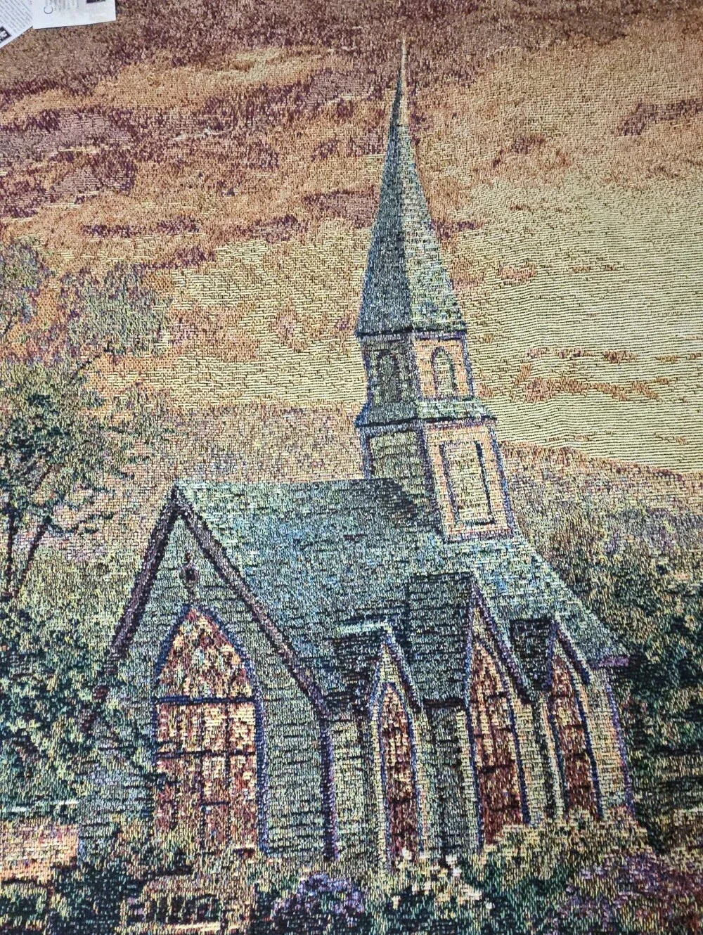 Thomas Kinkade God's Promises Tapestry Throw Blanket